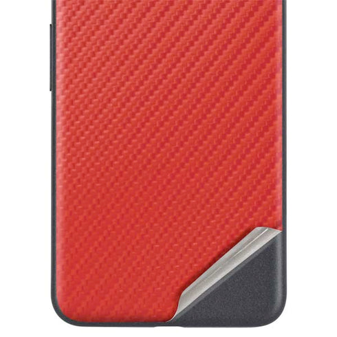 Red Carbon Fiber Specialty Material Google Pixel 4a 5G Skin